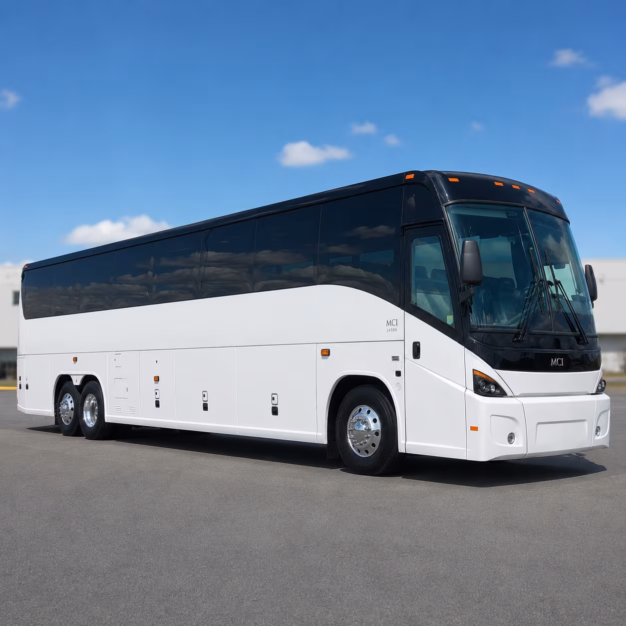oceanside charter bus rental exterior